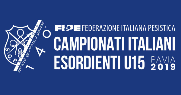 PESISTICA – Campionati Italiani Esordienti Under 15 – Informazioni e Logistica